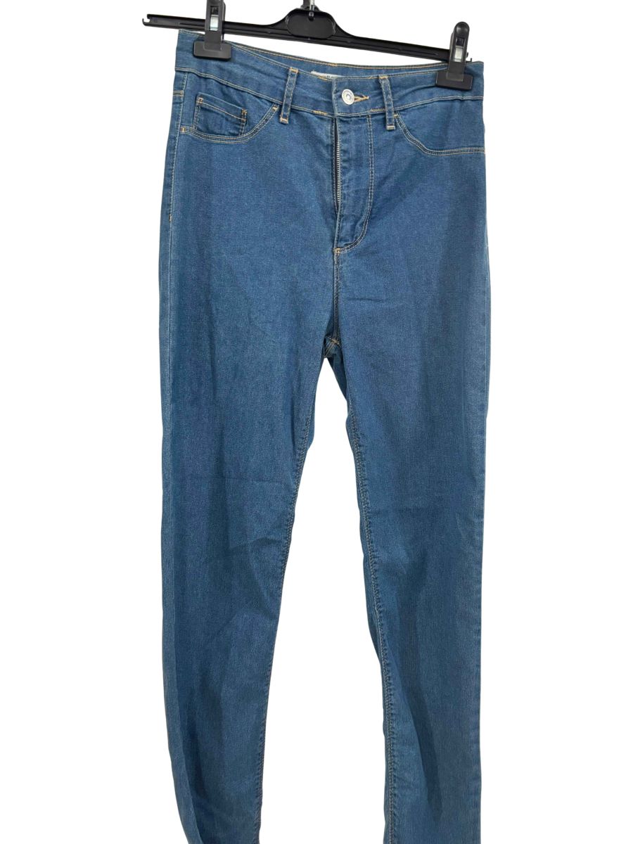 Yüksek Bel Toparlayıcı Dar Kesim Mavi Kadın Skinny Jean Pantolon